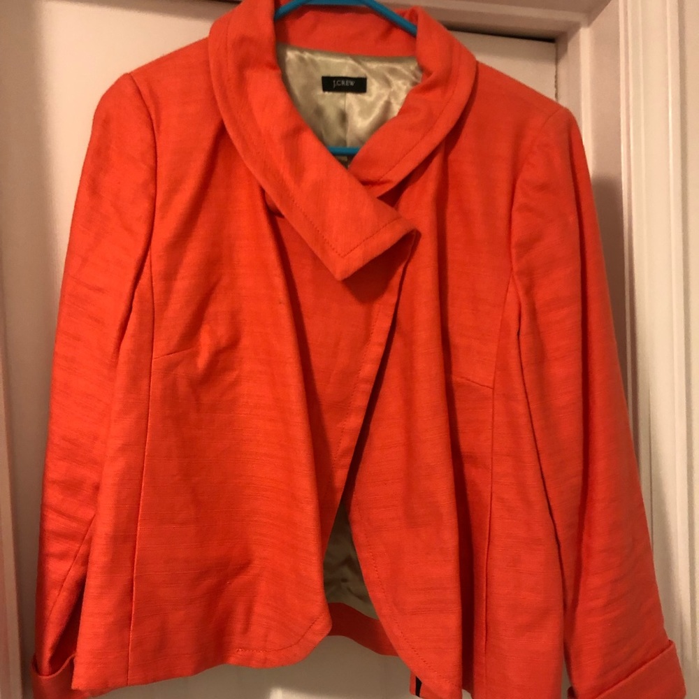 JCrew Coral Blazer Size 8